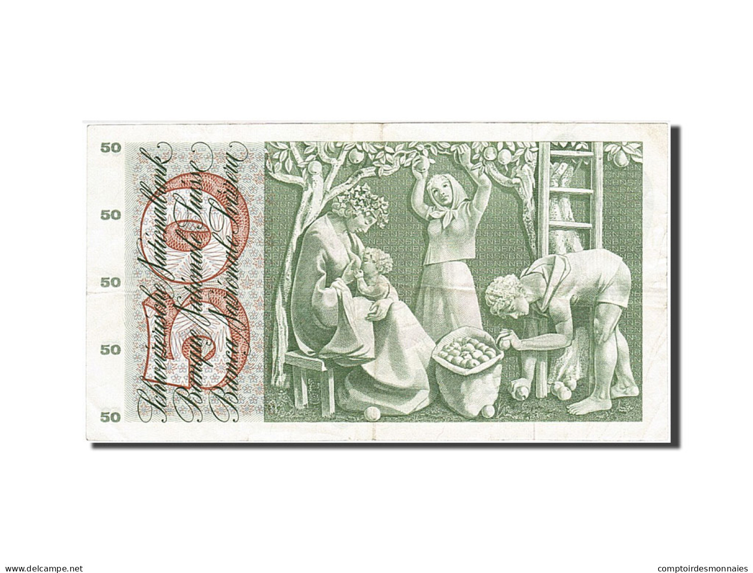 Billet, Suisse, 50 Franken, 1971, 1971-02-10, TTB - Suiza