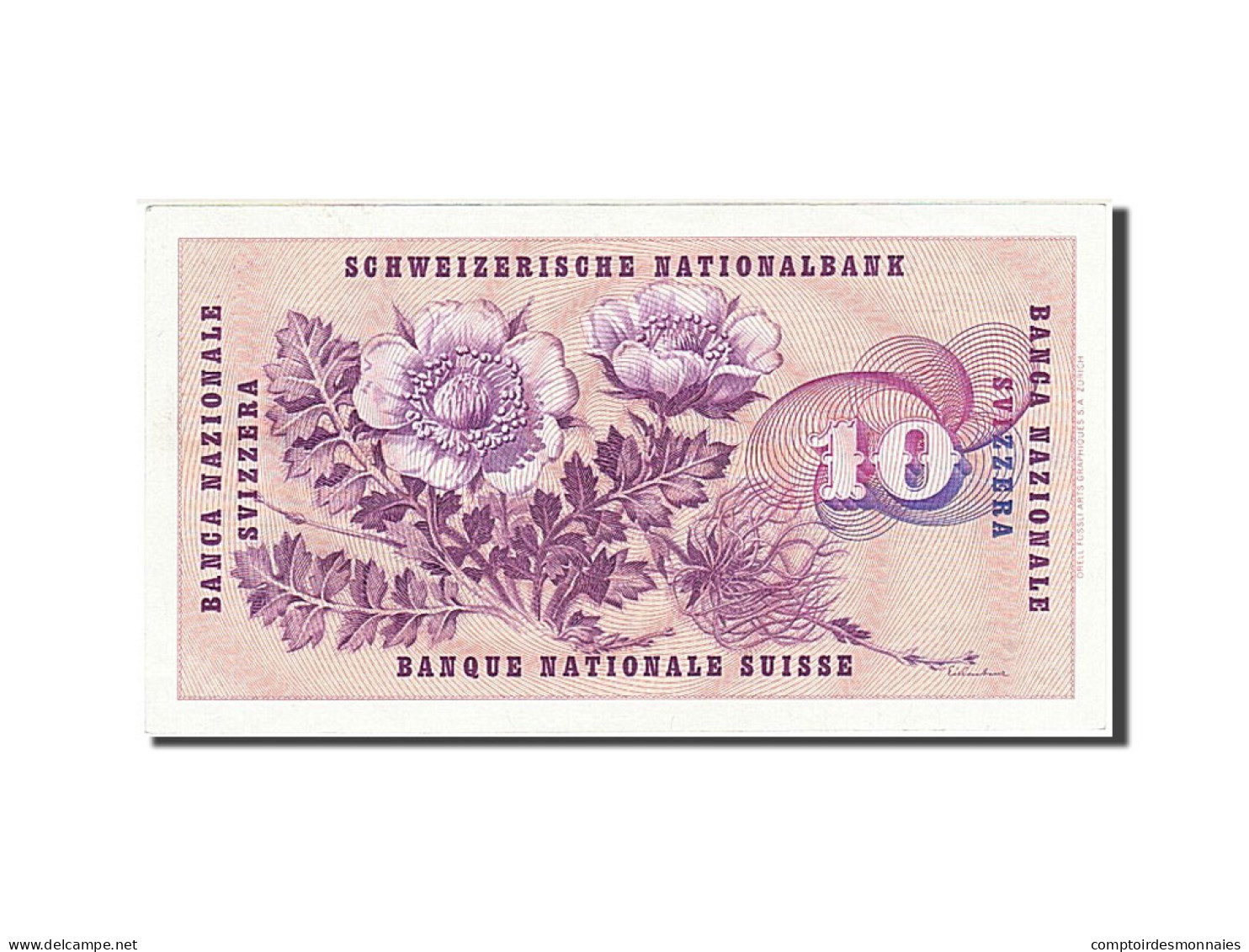 Billet, Suisse, 10 Franken, 1963, 1963-03-28, SPL - Suiza