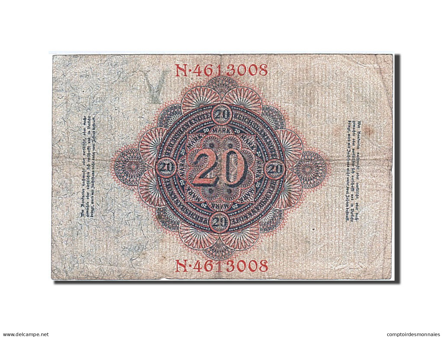 Billet, Allemagne, 20 Mark, 1914, 1914-02-19, B - 20 Mark