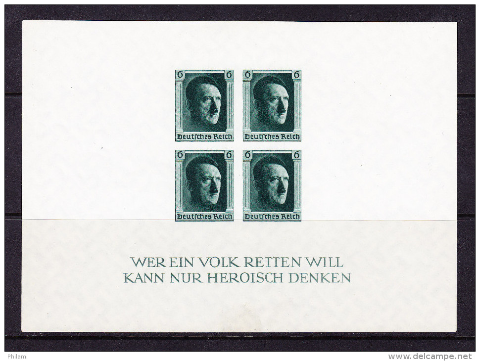 ALLEMAGNE MI BLOCK 8 ** MNH. (5CT62) - Blocks & Kleinbögen