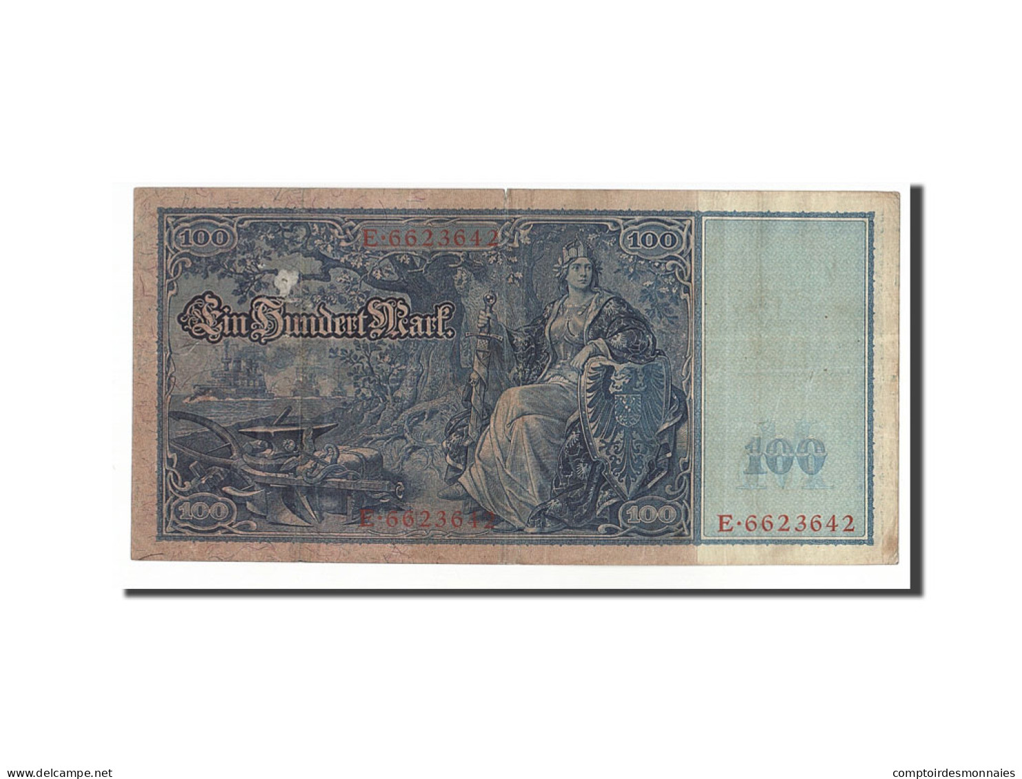 Billet, Allemagne, 100 Mark, 1910, 1910-04-21, KM:42, TTB - 100 Mark