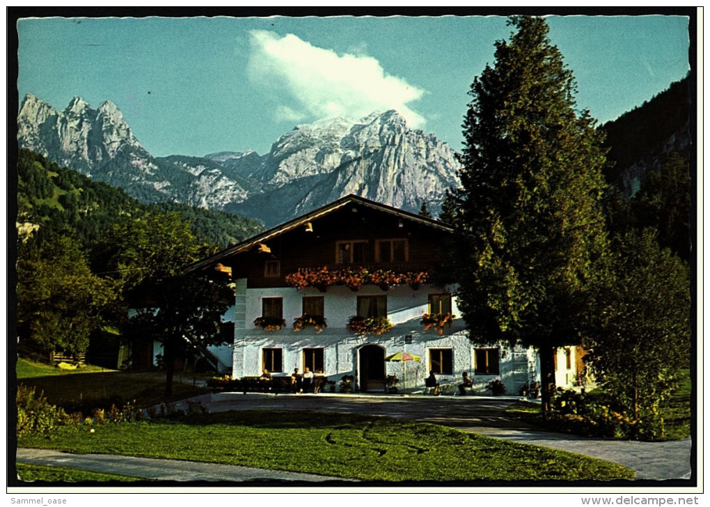 Unken  / Land Salzburg  -  Pension Götzbauernhof  -  Ansichtskarte Ca. 1980    (5344) - Unken