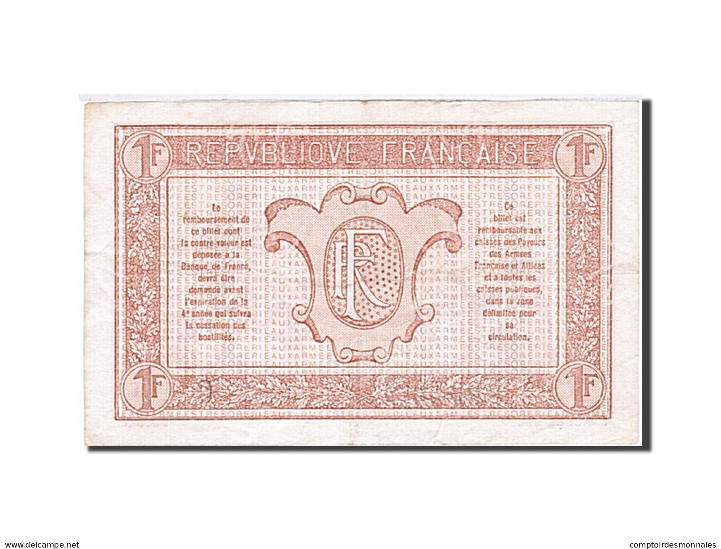 Billet, France, 1 Franc, 1919, 1919, SUP, Fayette:VF 4.2, KM:M5 - 1917-1919 Tesoreria Delle Armate