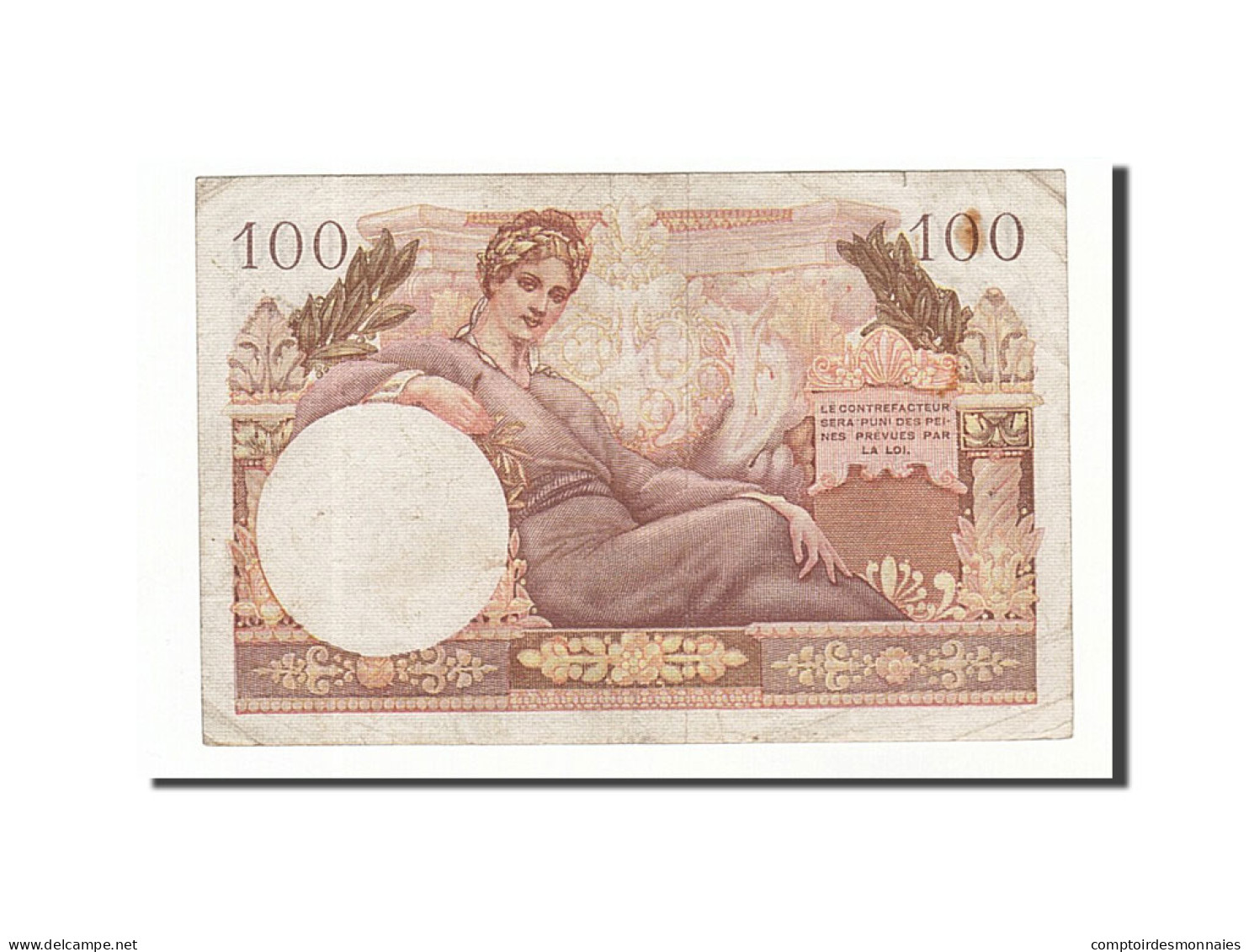 Billet, France, 100 Francs, 1947, Undated, TTB, Fayette:VF32.1, KM:M9 - 1947 Franse Schatkist