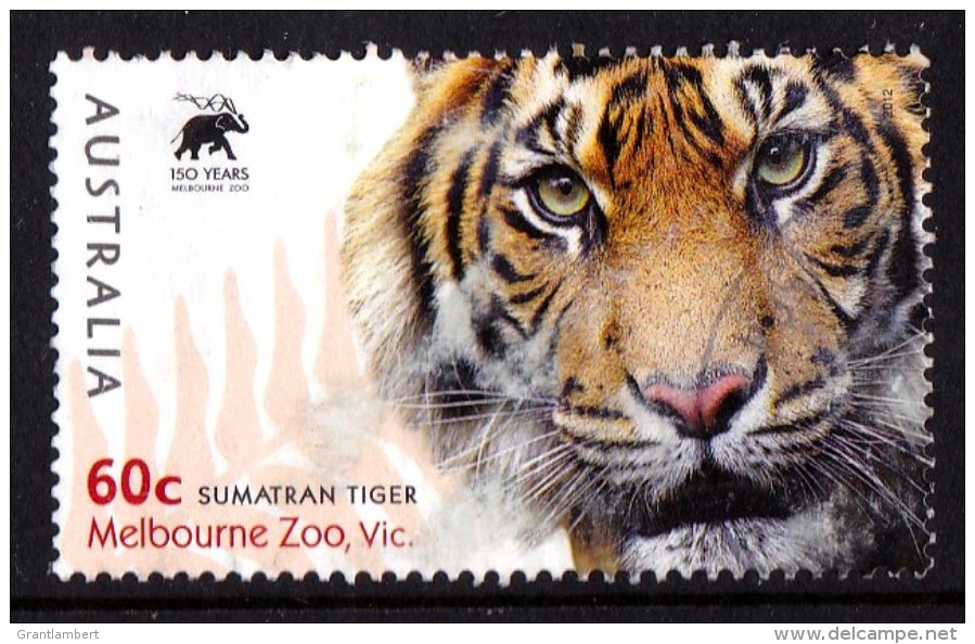 Australia 2012 Zoos 60c Sumatran Tiger Used - - Usati