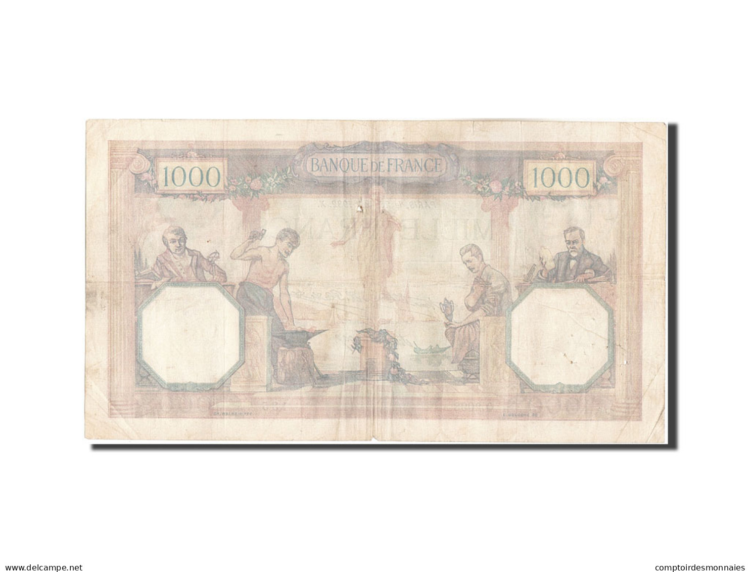 Billet, France, 1000 Francs, 1 000 F 1927-1940 ''Cérès Et Mercure'', 1932 - 1 000 F 1927-1940 ''Cérès Et Mercure''