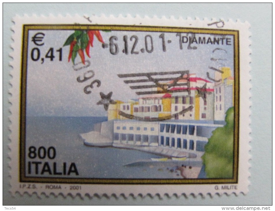 ITALIA USATI 2001 - Turistica DIAMANTE  - RIF. G 1824 LUSSO - 2001-10: Usati