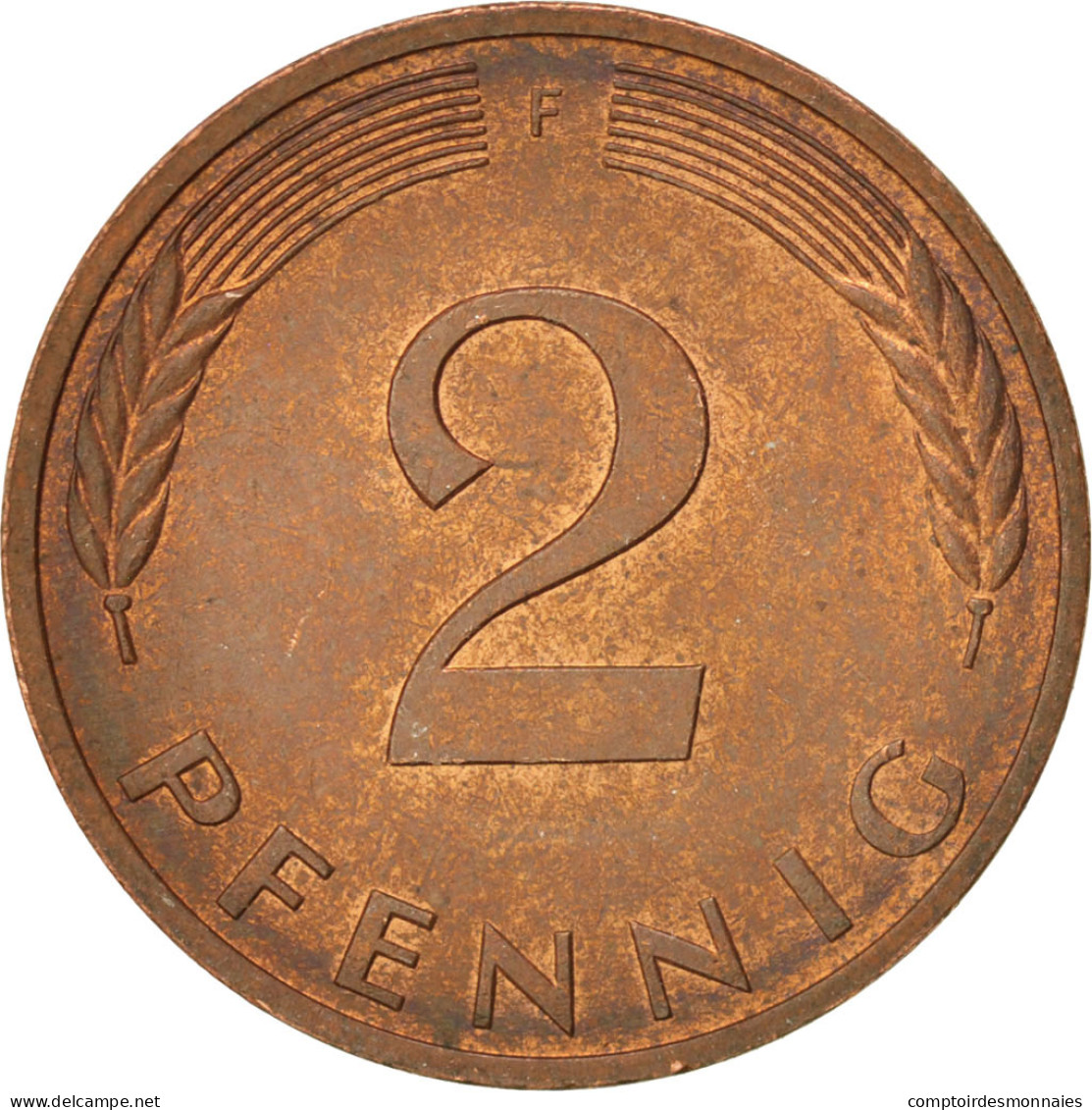 Monnaie, République Fédérale Allemande, 2 Pfennig, 1979, Stuttgart, TTB - 2 Pfennig