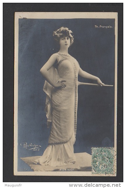 DF / CELEBRITÉS / ARTISTES / ROBINNE / ACTRICE DE THÉÂTRE / PHOTO REUTLINGER / CIRCULÉE EN 1904 - Entertainers