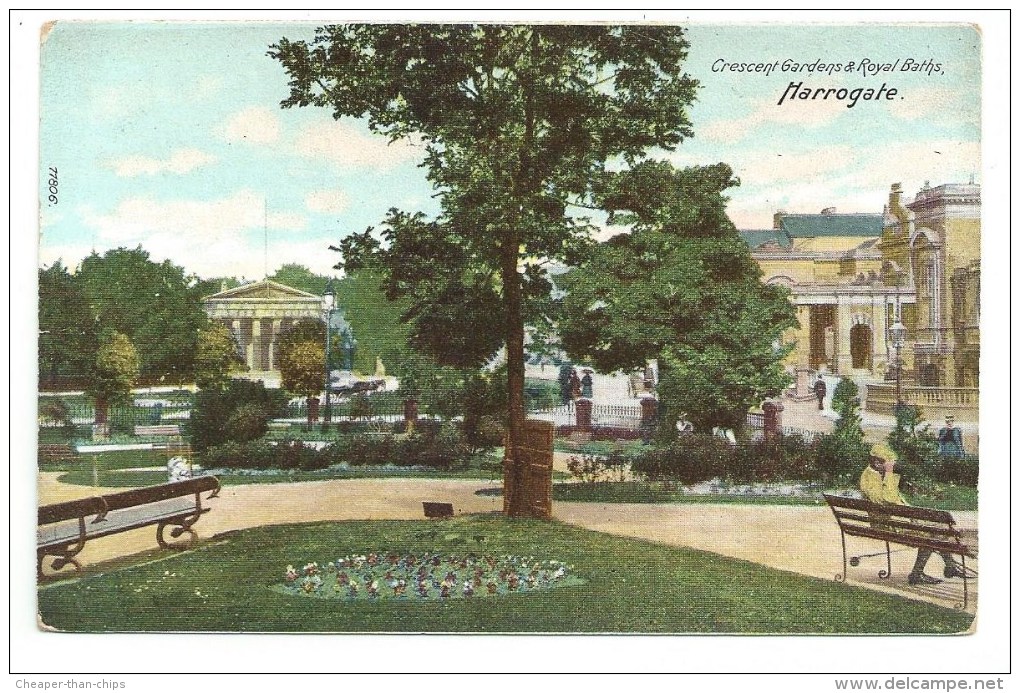 Harrogate - Crescent Gardens & Royal Baths - Harrogate