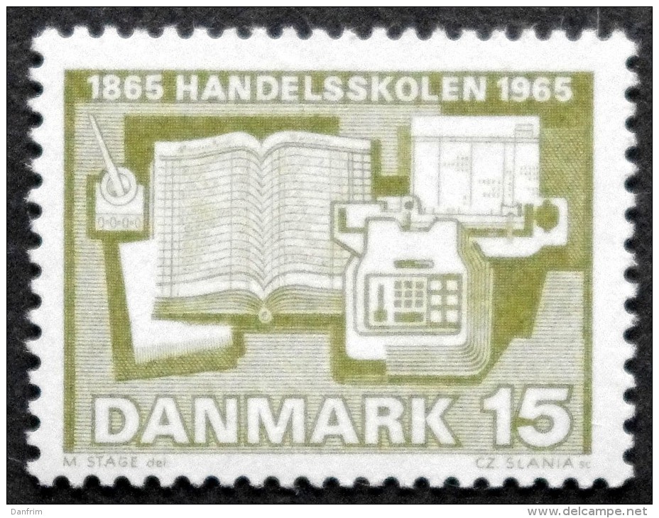 Denmark 1965 Denmark's First Trade School / Dänemarks Erste Berufsschule  Minr.426y  MNH (**) Cz.Slania  ( Lot  Ks 54  ) - Nuevos