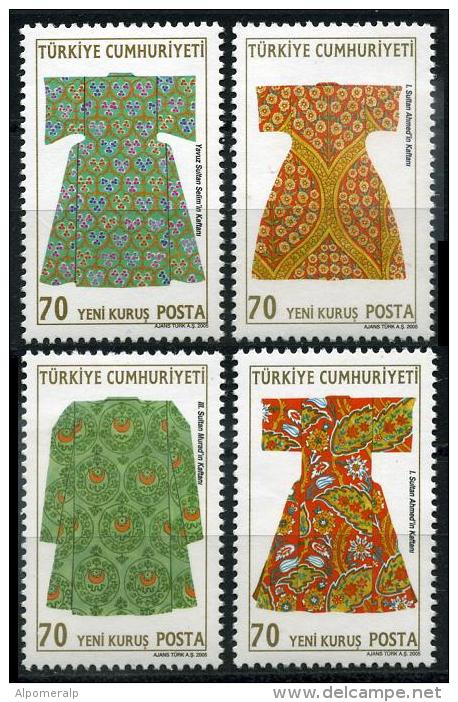 TURKEY 2005 (**) - Mi. 3439-42, Caftans Of The Sultans - Neufs