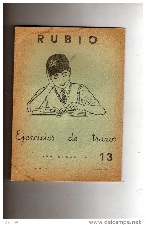 RUBIO - Ejercicios De Trazos - N° 13 - Scolastici