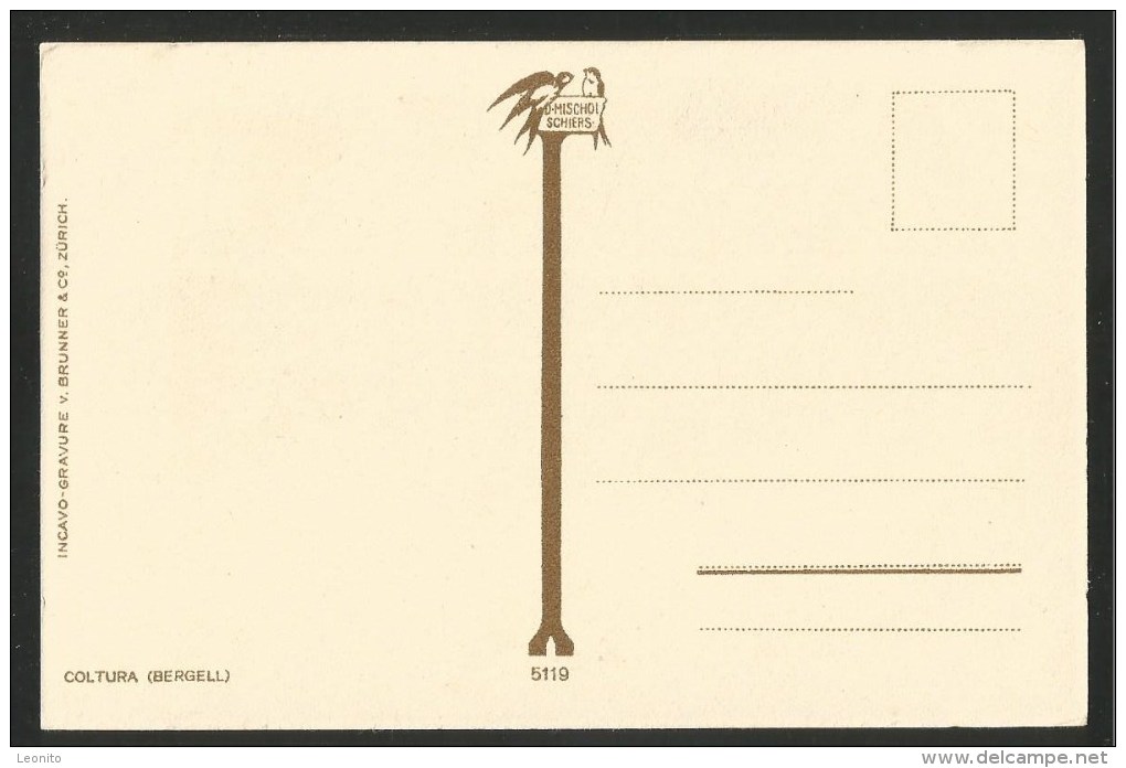 COLTURA GR Stampa Bergell Heimat Mischol Schiers - Schiers