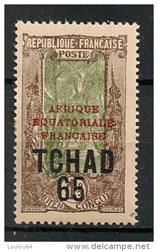 Timbres - France (ex-colonies Et Protectorats) - Tchad - 1922-1936 - 65/1 C. - Neuf Avec Trace De Charnière - - Unused Stamps