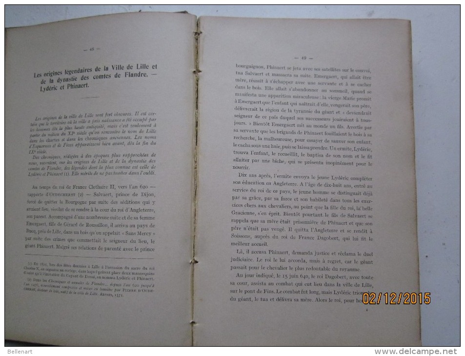 Histoires De Flandre Et D'Artois Par A. De Saint-Leger Et F.Lennel  - 1912 - Imprimerie Camille Robbe à Lille - Histoire