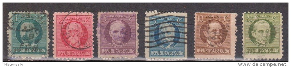 CU BA. PERSONAJES.  USADO - USED. LOTE 2 - Used Stamps
