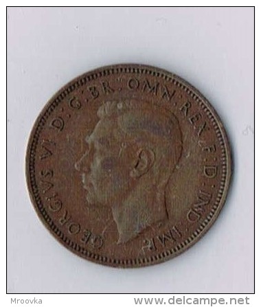 1947 George VI Halfpenny - UK - Otros – Europa