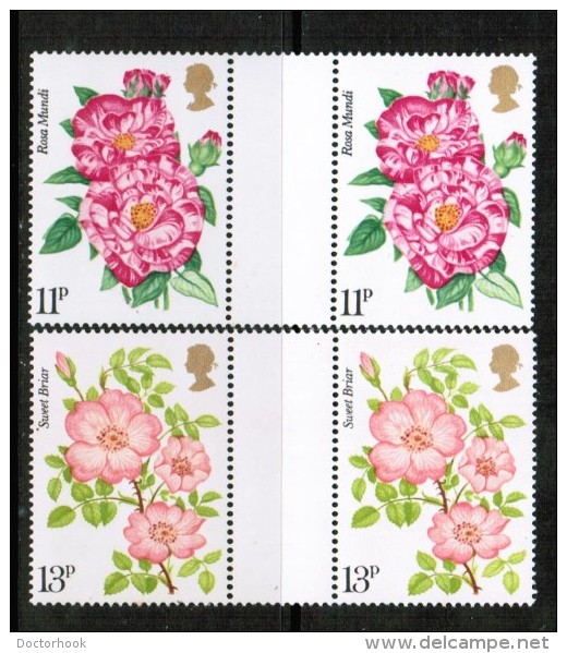 GREAT BRITAIN   Scott  # 786-9**  VF MINT NH GUTTER PAIRS - Unused Stamps