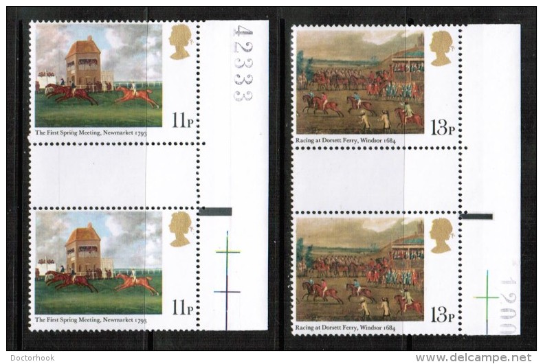 GREAT BRITAIN   Scott  # 863-6**  VF MINT NH GUTTER PAIRS - Unused Stamps