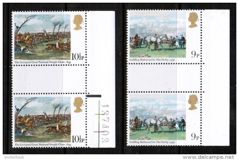 GREAT BRITAIN   Scott  # 863-6**  VF MINT NH GUTTER PAIRS - Unused Stamps