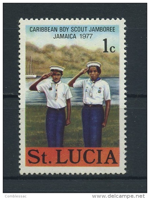 SAINT  LUCIA    1977    Carabbean  Boy Scout  Jamboree    1c  Sea  Scouts     MH - St.Lucia (...-1978)