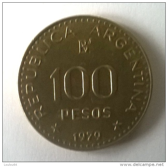 Monnaie - Argentine - 100 Pesos 1979 - - Argentine