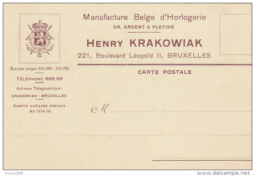Manufacture Belge D'Horlogerie - Boulevard Léopold II - Ambachten