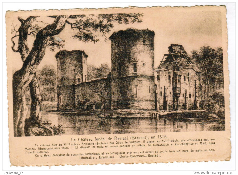 Le Château Féodal De Beersel En 1815 (pk27163) - Beersel