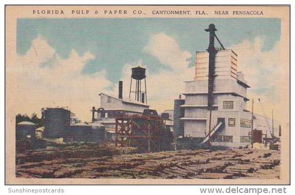 Florida Cantonment Florida Pulp &amp;amp  Paper Company Near Pensacola - Pensacola