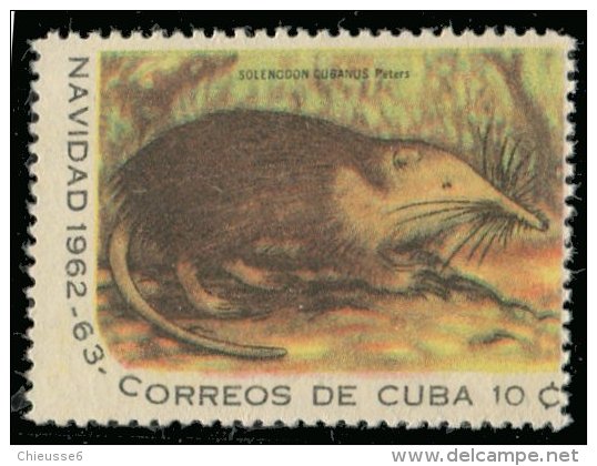 (cl. 2 - P.59) Cuba ** N° 653 (ref. Michel Au Dos) Solenodon - - Unused Stamps