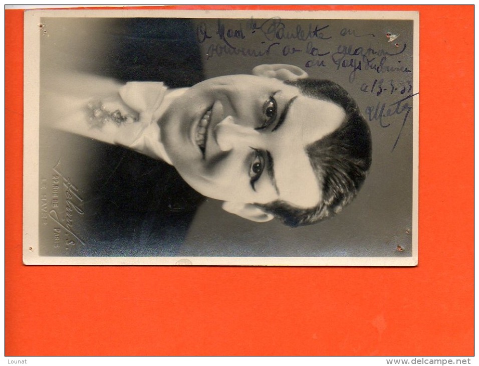 Autographe - Photographe Helmy , 22 Rue De Paris - Le Havre  1933 - Autres & Non Classés