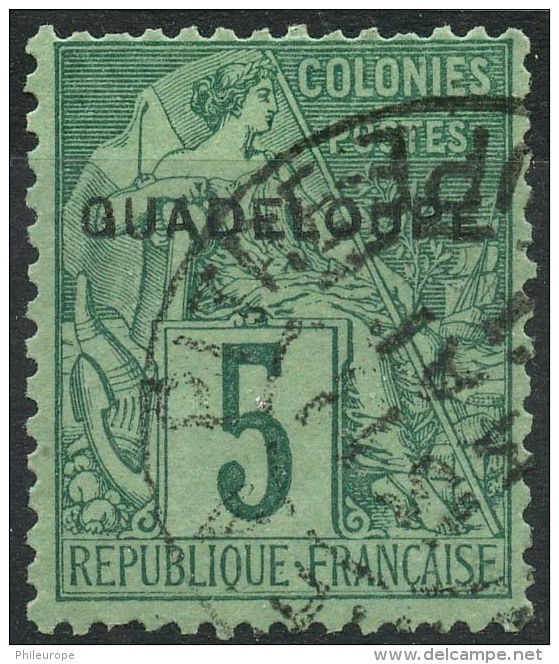 Guadeloupe (1890) N 17 (o) - Oblitérés