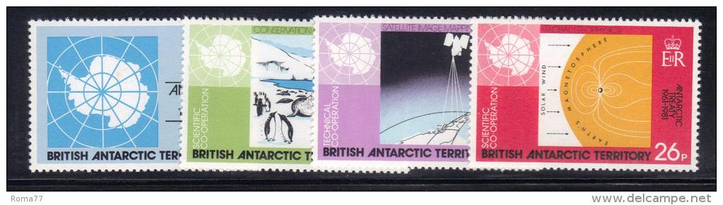 Z723 - ANTARTIC 1981 , Serie N. 101/104 *** MNH . - Unused Stamps