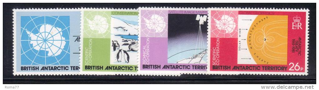 Z723 - ANTARTIC 1981 , Serie N. 101/104 *** MNH . - Nuovi