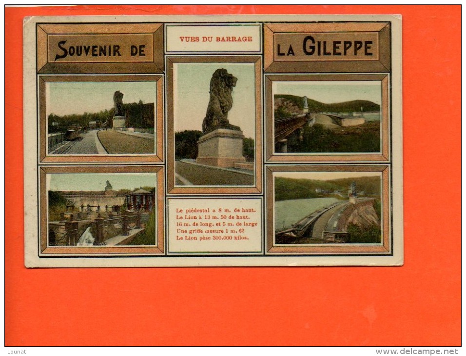 Souvenir De LA GILEPPE - Vues Du Barrage - Gileppe (Stuwdam)
