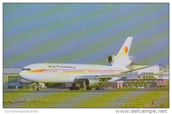 National Airlines McDonnell Douglas DC-10-30 At London Heathrow Airport - 1946-....: Moderne