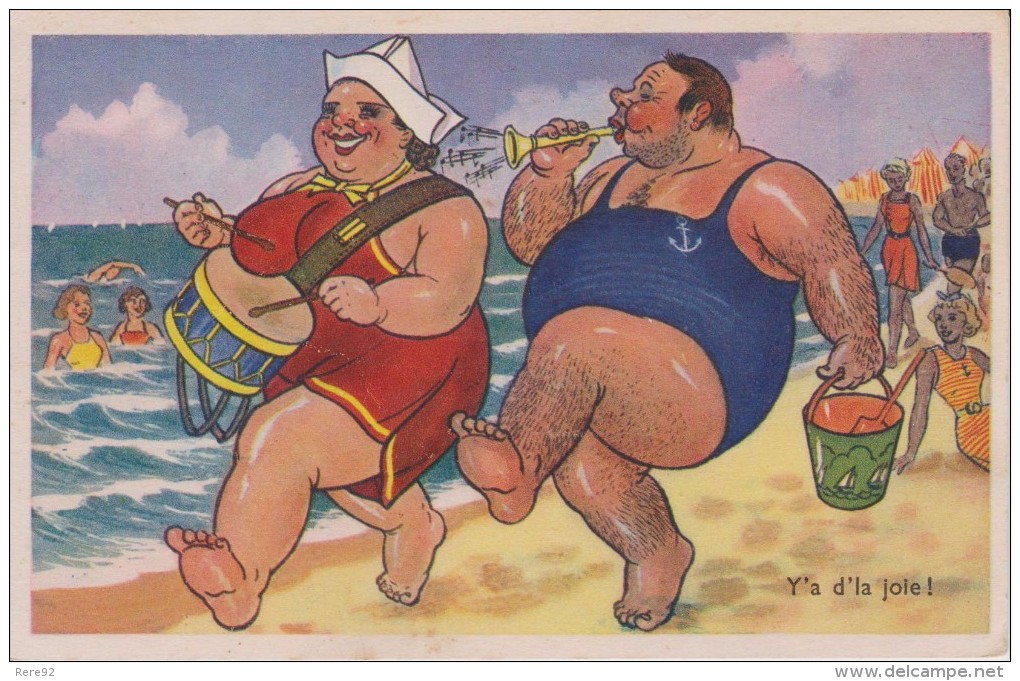 Illustrateur Humour  Famille A La Plage  Y 'a D'la Joie N° 13 - Contemporánea (desde 1950)