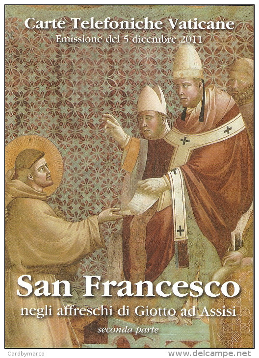 *VATICANO: 2^ EMISSIONE 2011 - SAN FRANCESCO* -  FOLDER VUOTO - Vaticano