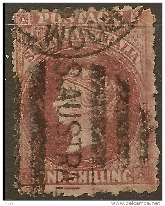 SOUTH AUSTRALIA 1868 1/- QV SG 80 U #QS151 - Oblitérés