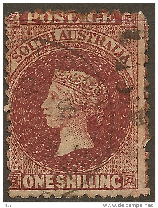 SOUTH AUSTRALIA 1868 1/- QV SG 83 U #QS147 - Oblitérés