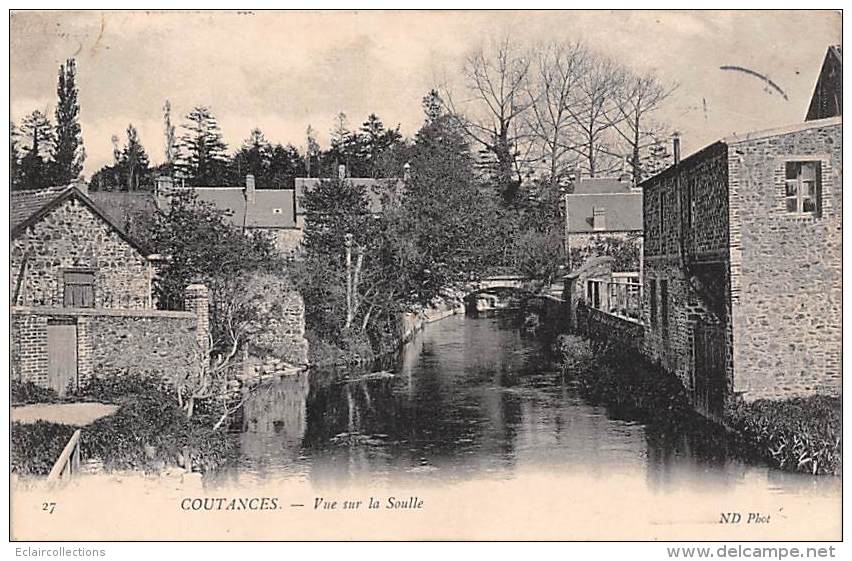 Coutances     50      Vue Sur La Soulle - Coutances