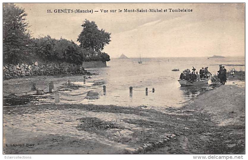 Genêts     50      Vue Sur Le Mont St Michel Et Tombelaine - Sonstige & Ohne Zuordnung