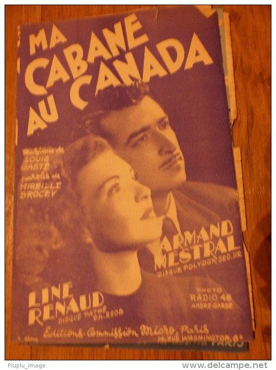 LINE RENAUD MA CABANE AU CANADA - Chansonniers