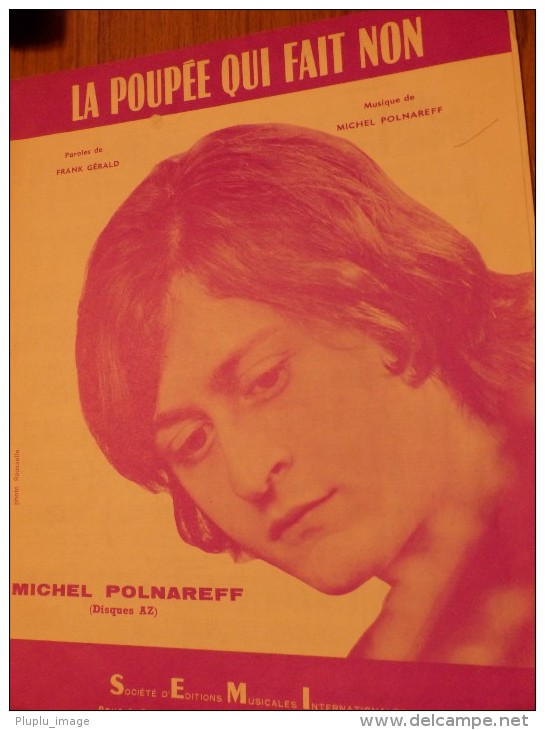MICHEL POLNAREFF LA POUPEE QUI FAIT NON - Liederbücher