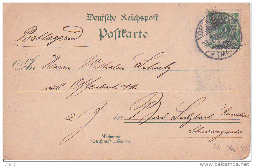 AK Gruss Aus Offenbach Am Main - Total-Ansicht - 1900 (20310) - Offenbach