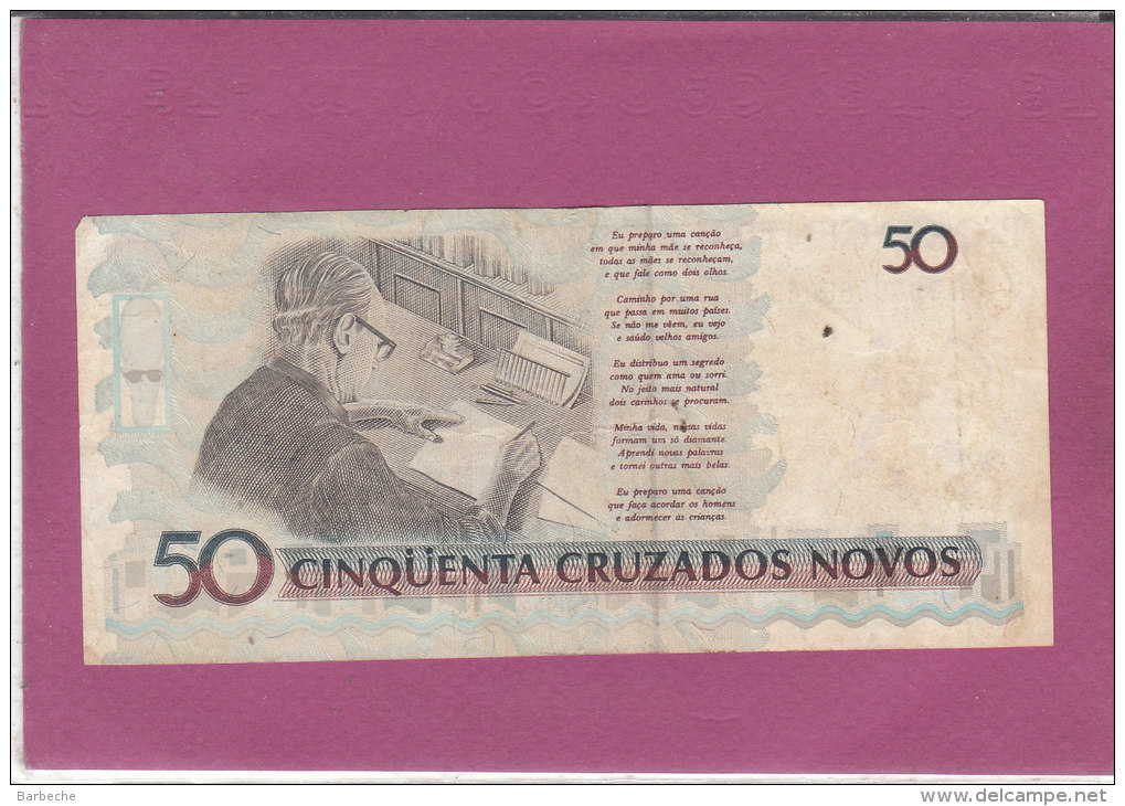 50 CINQÜENTA CRUZADOS NOVOS - Brésil