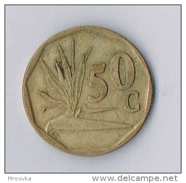 50 Cents 1991 SUID-AFRIKA - SOUTH AFRICA - Autres & Non Classés