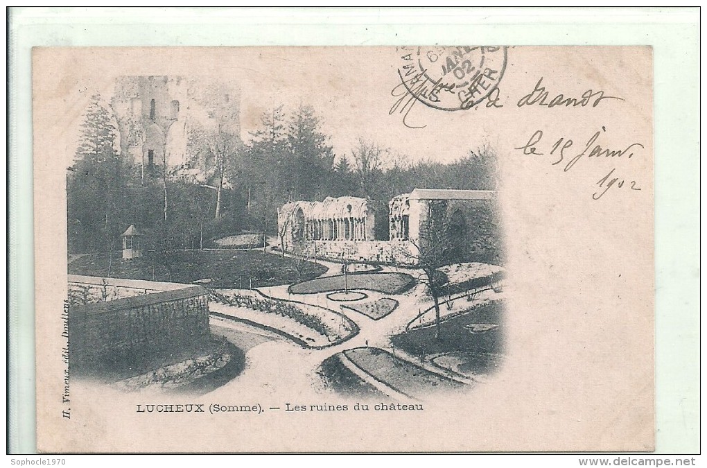 PICARDIE - 80 - SOMME - LUCHEUX - Les Ruines Du Château - Lucheux