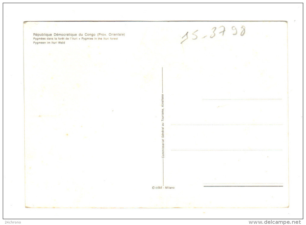 Congo: Pygmees Dans La Foret De L'Ituri, Enfant Pygmee (15-3798) - Autres & Non Classés